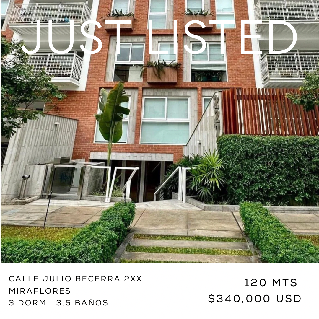 VENTA en Julio Becerra, Miraflores
